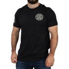 SIG NINE LINE GREY MARK - MEN'S TSHIRT - BLACK 