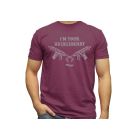 HUCKLEBERRY RATTLER MAROON MEN'S T-SHIRT