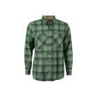DEADEYE ROW FLANNEL BUTTON UP - SIG MARK - GREEN [MED LEFT]