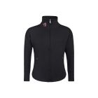 ROSE FULL-ZIP FLEECE JACKET - BLACK