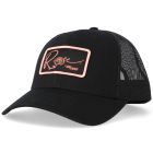 ROSE SNAPBACK TRUCKER HAT BLACK