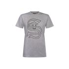 VINTAGE SAUER & SOHN LOGO T-SHIRT - GRAY