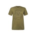 VINTAGE SAUER & SOHN LOGO T-SHIRT - GREEN
