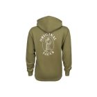 VINTAGE ORIGINAL SAUER LOGO ZIP UP HOODIE - GREEN