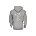 VINTAGE ORIGINAL SAUER LOGO ZIP UP HOODIE - GUNMETAL