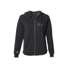 ROSE WOMEN'S ZIP UP HOODIE - BLACK