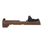 P320 X FULL-SIZE 9MM 4.7" SLIDE ASSEMBLY, ROMEO1PRO, COYOTE BROWN