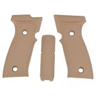 P320 AXG GRIP PANEL SET, G10, COYOTE 
