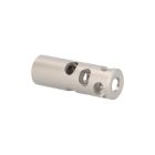 CROSS RIFLE MUZZLE BRAKE - STAINLESS