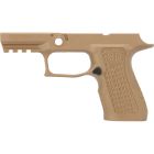 P320 XCOMPACT 9MM/40/.357 LASER ENGRAVED GRIP MODULE - COYOTE TAN, MEDIUM GRIP