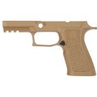 P320 XCARRY 9MM/40/.357 LASER ENGRAVED GRIP MODULE - COYOTE TAN, MEDIUM GRIP