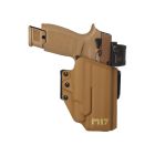 P320-M17 OWB BLACKPOINT LIGHT-BEARING HOLSTER, COYOTE - RH