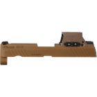 P320-M18 9MM 3.9" SLIDE ASSEMBLY, ROMEO-M17, COYOTE