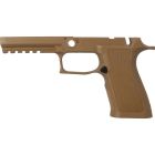 P320 XFULL 9MM/40/.357 MANUAL SAFETY GRIP MODULE - COYOTE TAN, MEDIUM GRIP
