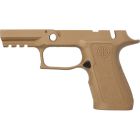 P320 XCOMPACT 9MM/40/.357 MANUAL SAFETY GRIP MODULE - COYOTE TAN, MEDIUM GRIP