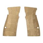 P365-AXG BRASS GRIDLOK GRIP PANELS - RAW BRASS - LOK GRIPS