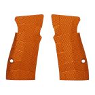 P365-AXG ALUMINUM GRIDLOK GRIP PANELS - ORANGE - LOK GRIPS