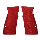 P365-AXG ALUMINUM GRIDLOK GRIP PANELS - RED - LOK GRIPS