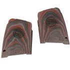 P290 Grip Set, G10, Black/Red, Enhanced