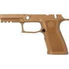 P320 M18 XCARRY 9MM/40/.357 MANUAL SAFETY GRIP MODULE - COYOTE TAN, MEDIUM GRIP (MAGWELL & WEIGHT COMPATIBLE)