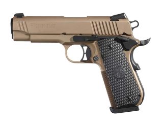 SIG SAUER 1911 Scorpion carry 45 caliber handgun features classic rounded Fastback style complimented by the stunning features of the Emperor Scorpion series.
