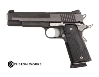 SIG SAUER 1911 Equinox full-size pistol chambered in 45 ACP is uniquely styled with all the perks of SIG Custom Works Studio - limited edition custom classic!
