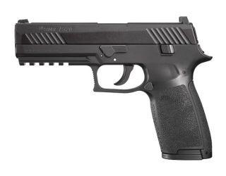 Train with the 177 caliber SIG SAUER P320 co2 air pistol replica - muzzle velocity 430fps, low audible profile and radically less expensive ammunition.