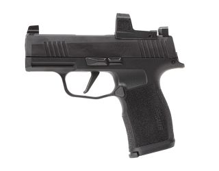 SIG SAUER P365X - unprecedented capacity in a micro-compact size - optimized for everyday carry with a 12 round flush fit magazine and ROMEO ZERO red dot optics. 