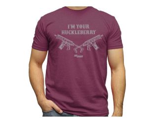 HUCKLEBERRY RATTLER MAROON MEN'S T-SHIRT