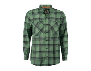 DEADEYE ROW FLANNEL BUTTON UP - SIG MARK - GREEN