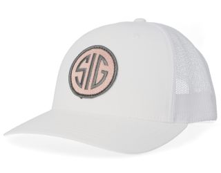 ROSE SNAPBACK TRUCKER HAT WHITE