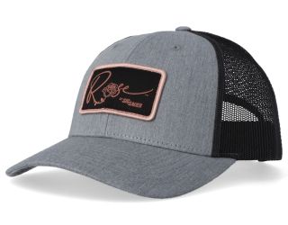 ROSE SNAPBACK TRUCKER HAT GRAY