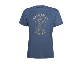 VINTAGE ORIGINAL SAUER LOGO T-SHIRT - BLUE