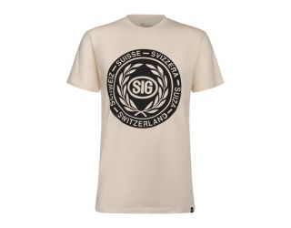 SWISS SIG LOGO T-SHIRT - WHITE