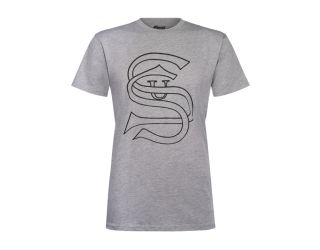 VINTAGE SAUER & SOHN LOGO T-SHIRT - GRAY