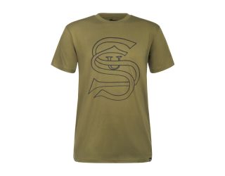 VINTAGE SAUER & SOHN LOGO T-SHIRT - GREEN