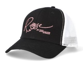 SIG SAUER ROSE, CHARLIE LADIES TRUCKER CAP, BLACK