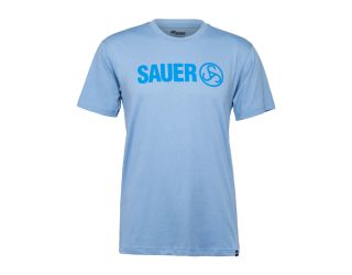 SAUER LOGO T-SHIRT - BLUE
