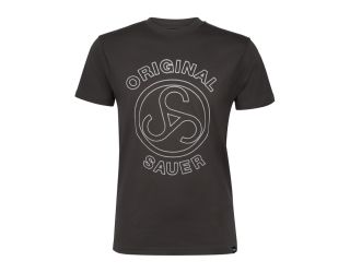 ORIGINAL SAUER LOGO T-SHIRT - BLACK