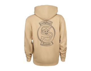 VINTAGE SAUER & SOHN LOGO ZIP UP HOODIE - TAN