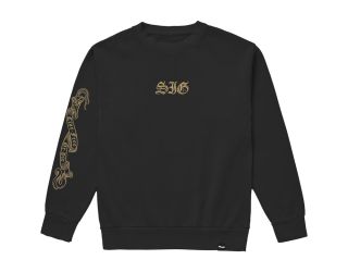 SIG INK SKULL LONG SLEEVE - BLACK