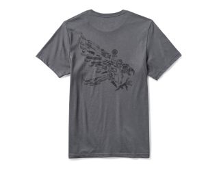 5.11 SIG SAUER SCHEMATIC EAGLE - MEN'S GRAY T-SHIRT