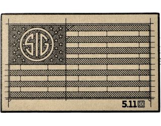 5.11 SIG SAUER SCHEMATIC FLAG PATCH