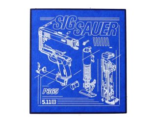 5.11 SIG SAUER SCHEMATIC PATCH