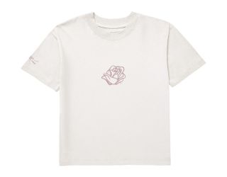 ROSE MARK BOXY WOMEN'S T-SHIRT - PORCELAIN