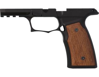 P365-XMACRO TEAK WOOD ALUMINUM GRIP MODULE - SHARPS BROS.