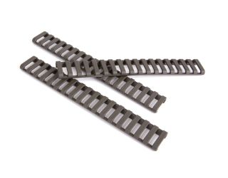 18 slot ladder OD Green rail covers to cover and protect your rails. 