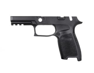 P320 CARRY 9MM/40/.357 MANUAL SAFETY GRIP MODULE - BLACK