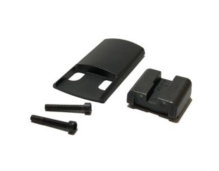 P365X SIGHT PLATE ASSEMBLY WITH ATTACHED XRAY3 NIGHT SIGHT, BLACK