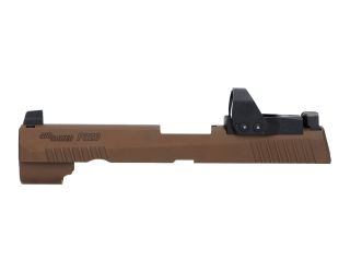 P320 RXP FULL-SIZE 9MM 4.7" SLIDE ASSEMBLY, ROMEO1PRO, COYOTE BROWN